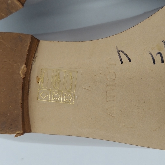 J Crew Womens Light gray leather bow academy loafers - Picture 9 of 9